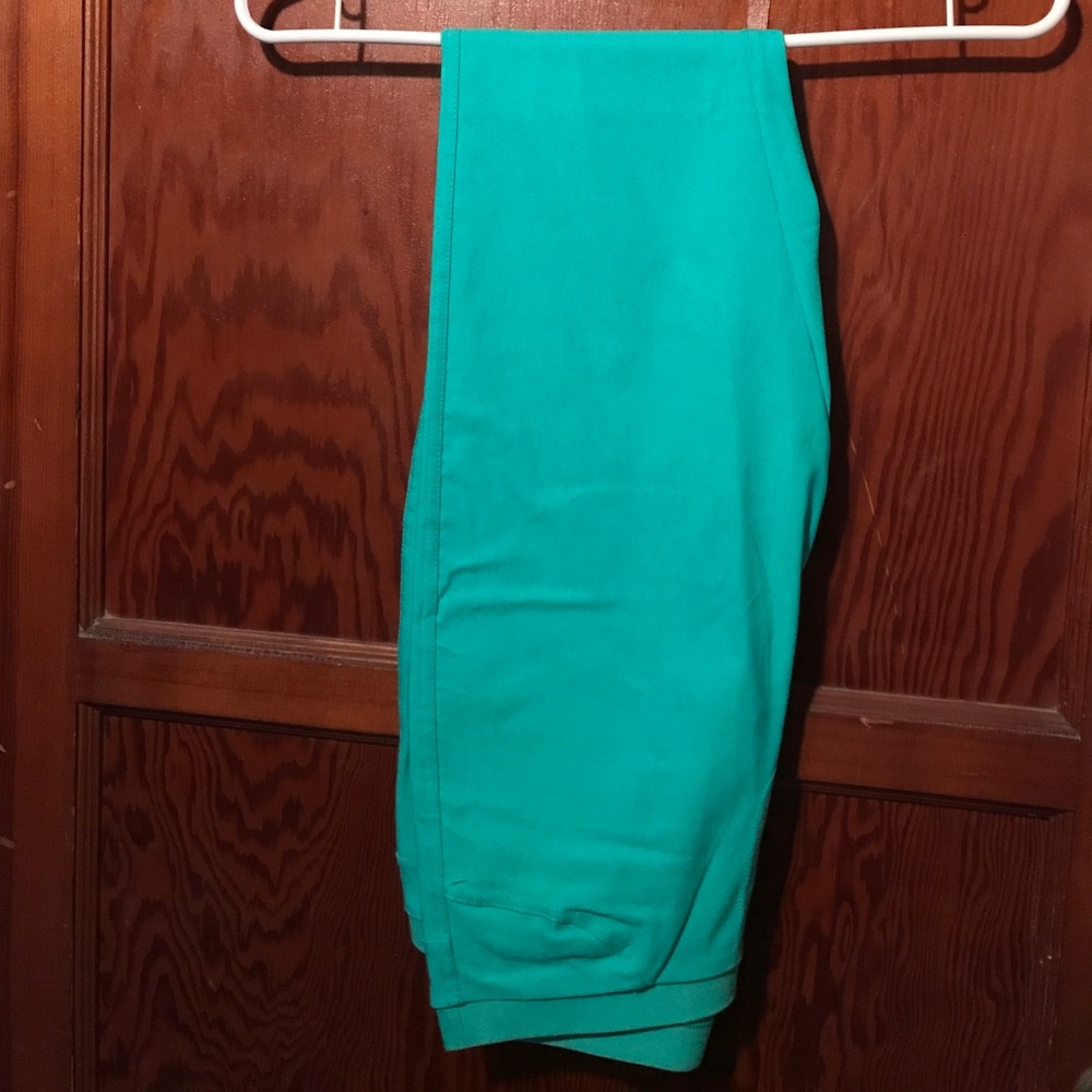 Steve Madden Turquoise Leggings-Never worn