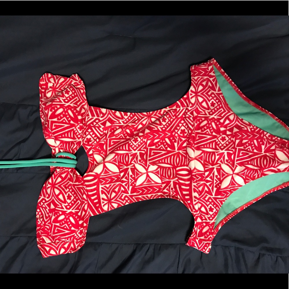 Tribal print hollister monokini