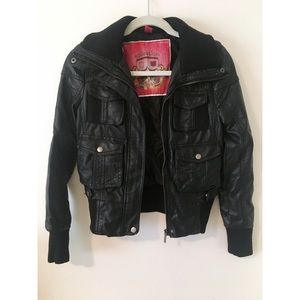 Bernardo Collection Moto Leather Jacket