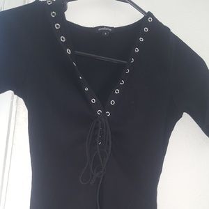 Black night out top !