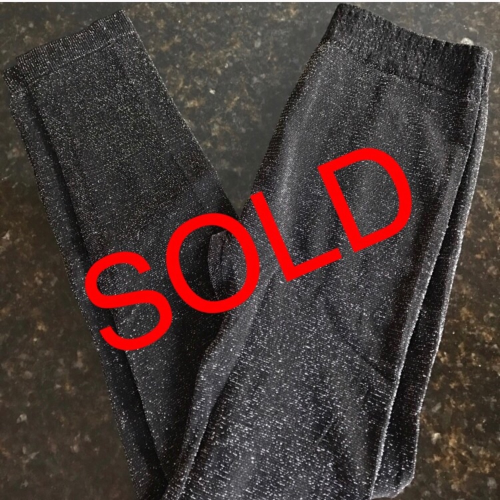 Black Sparkle Leggings