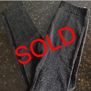 Black Sparkle Leggings