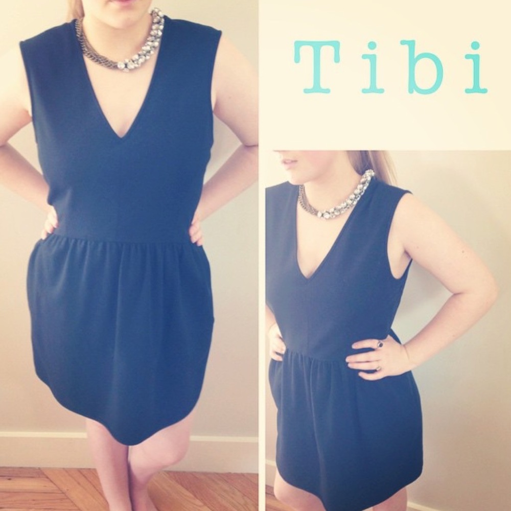 Tibi Black Dress