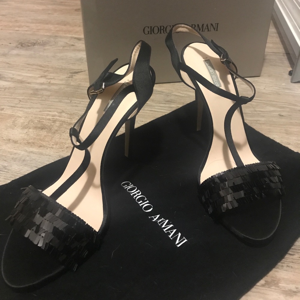 Giorgio Armani black sandal