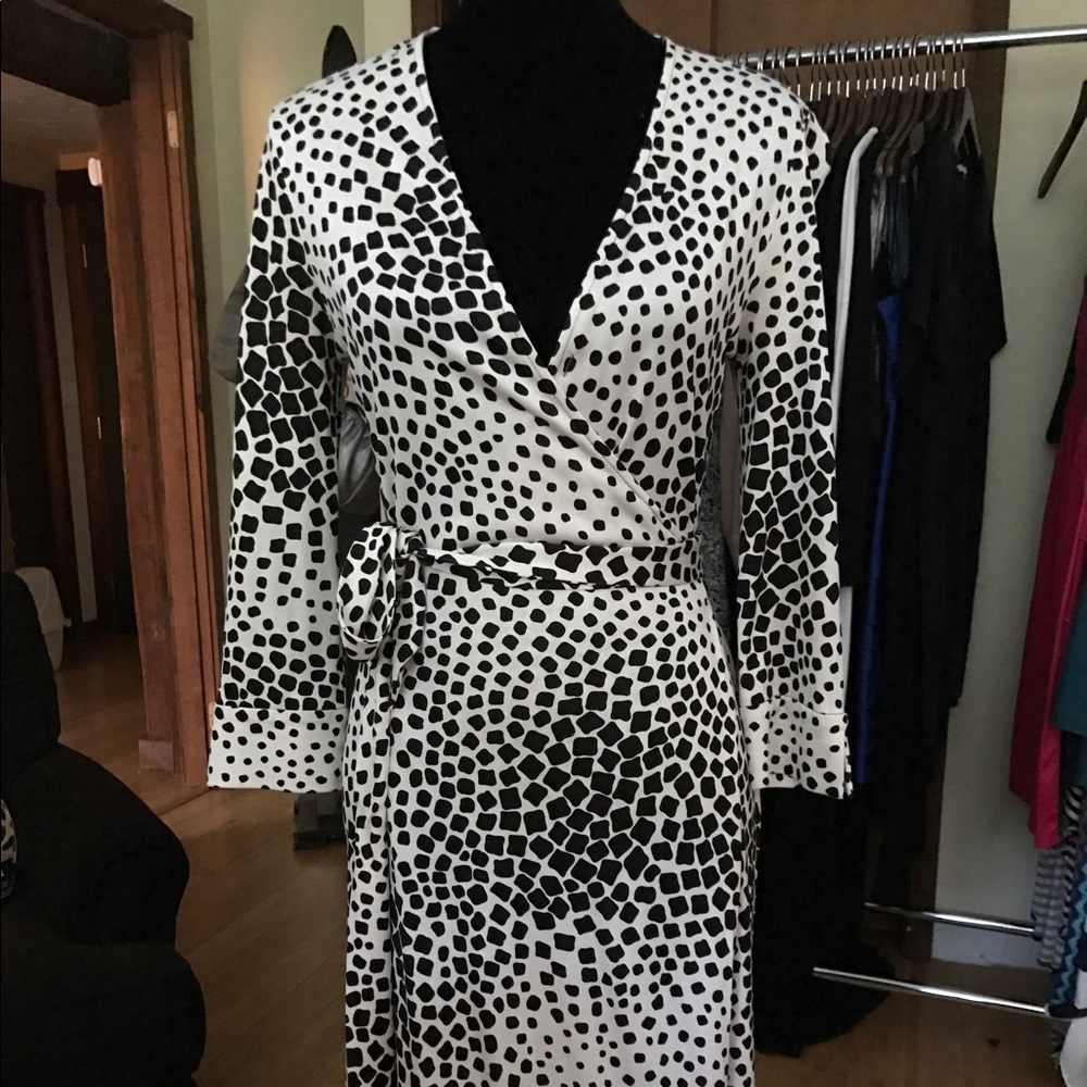Diane Von Furstenberg leopard print dress