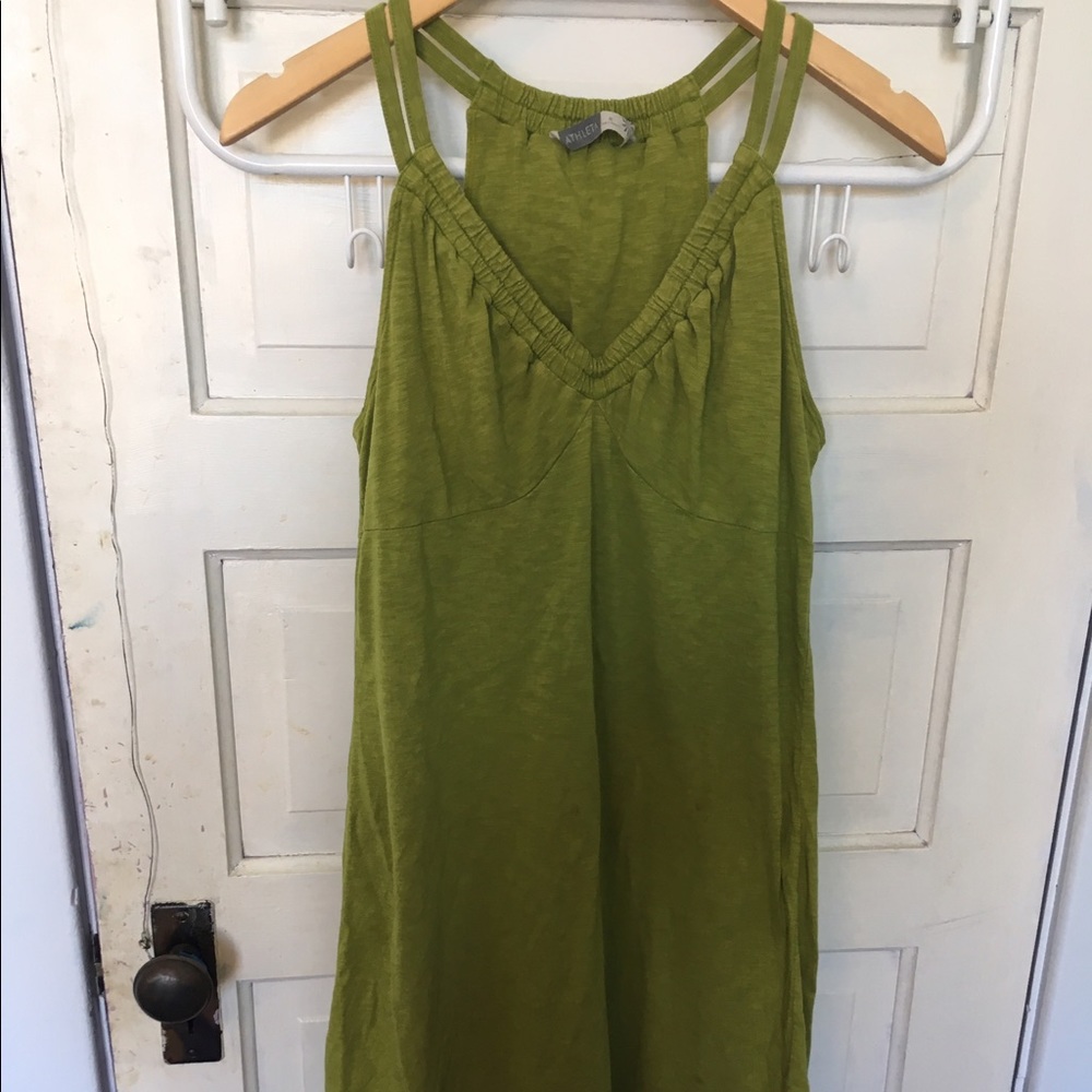 ATHLETA light green sundress built in bra