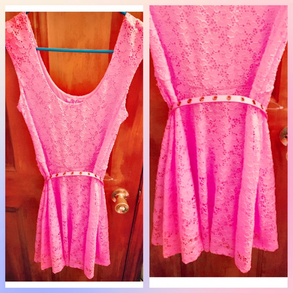 Candies Neon Pink Dress