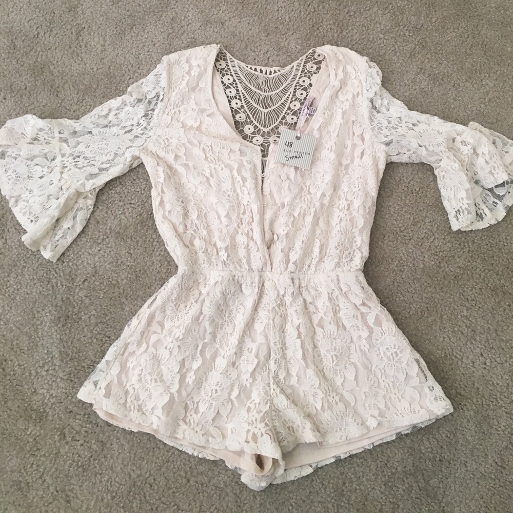 Lace romper