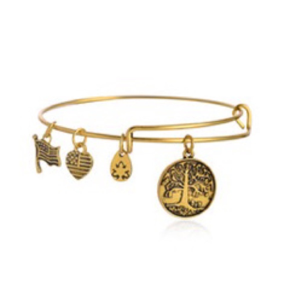 Alex and ani tree of life gold bangle , new - Picture 2 of 2