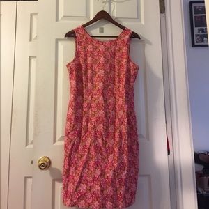 Expressions floral pink XL sheeth dress