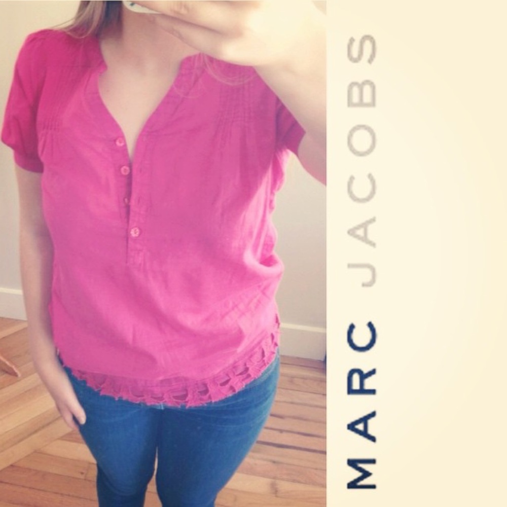 Marc Jacobs pink blouse