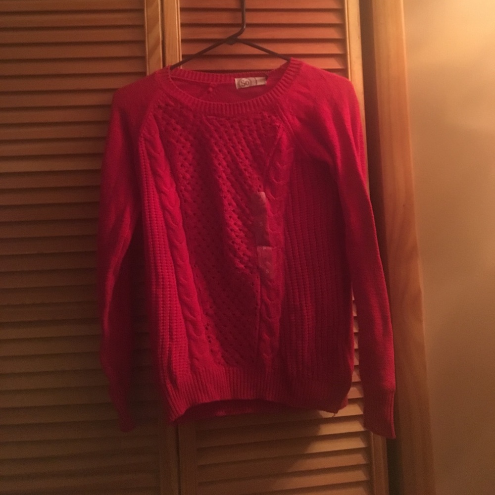 Kohls Never Worn Red Sweater