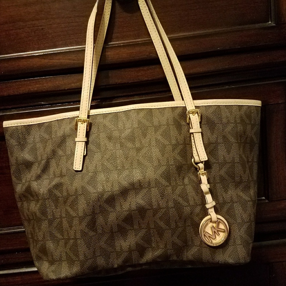 Michael kors small Jet set tote EUC! Authentic