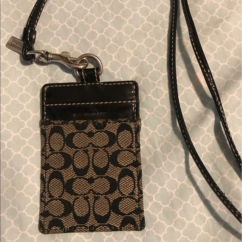 Coach lanyard