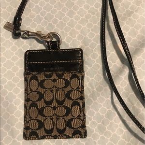 Coach lanyard