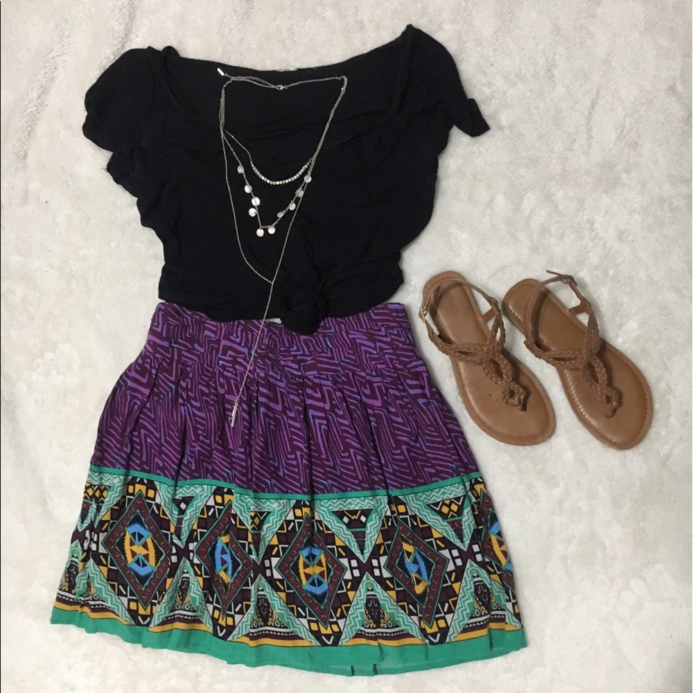 Printed skirt