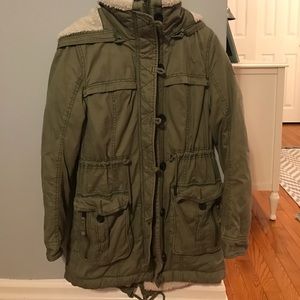Army Green Winter Coat