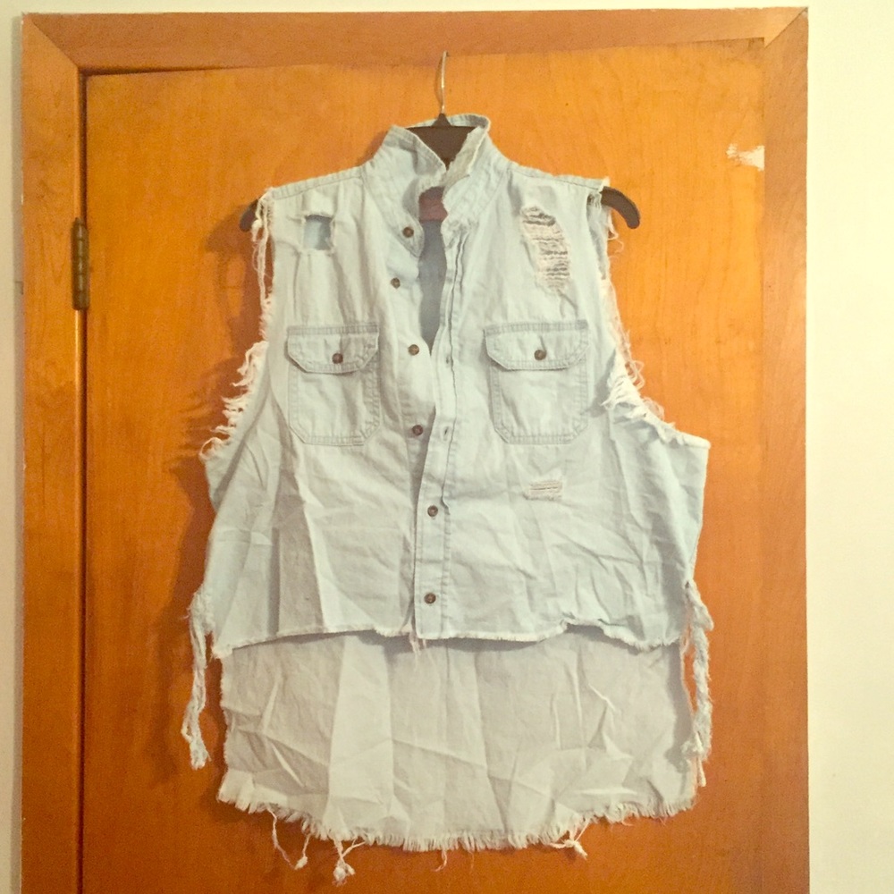 Denim vest