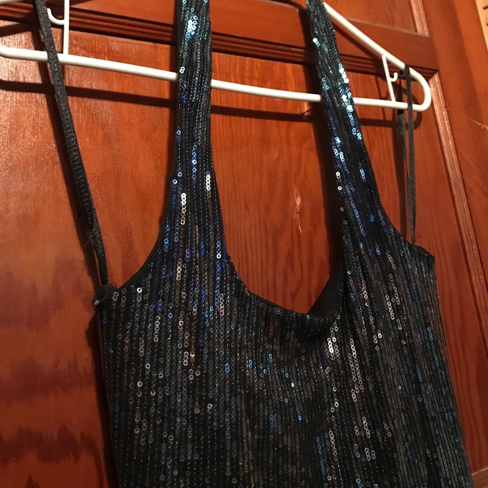 Sequin halter dress Large-worn once