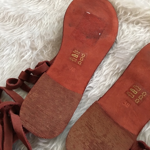 Free People Red Dahlia Sandal - Picture 4 of 6