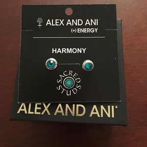 Alex and Ani Sacred Studs Earrings