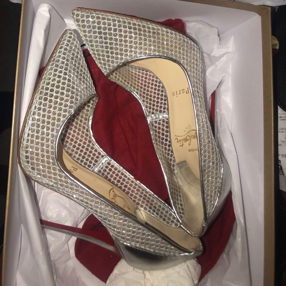 Follies Resille 120 Fishnet Pailette/Met Size 36