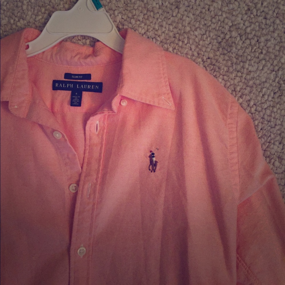 Orange Polo Ralph Lauren Button Down