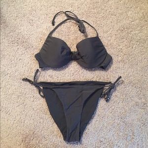 H&M Charcoal Grey Bikini