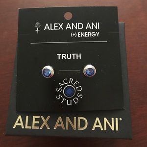 NWT Alex and Ani Sacred Studs Earrings