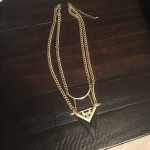 Black and gold necklace