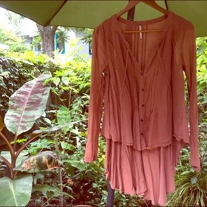 Beautiful long sleeve Free People Top