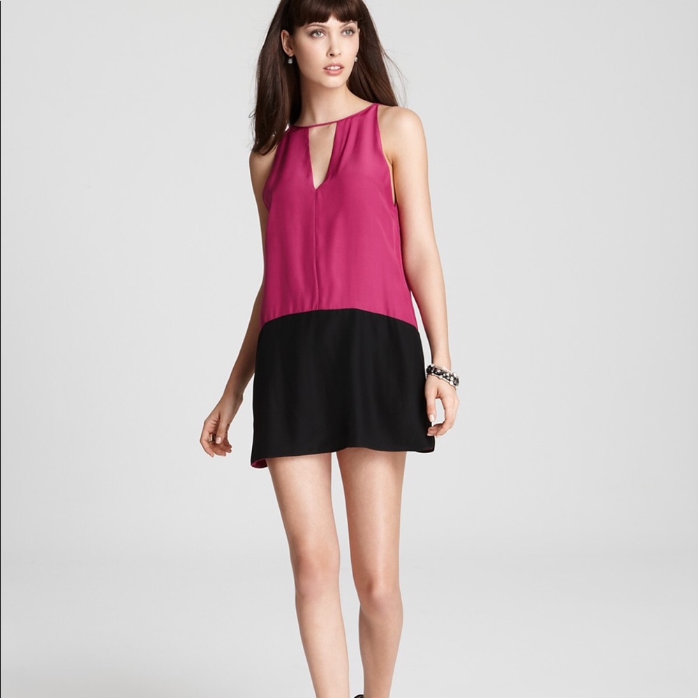 ✨SALE✨Parker Colorblock Silk Dress