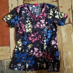 Size small scrub top