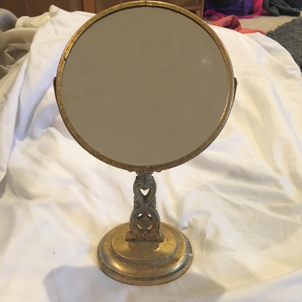 Antique Gold Vanity Mirror