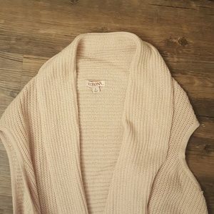 MERONA Beige Sweater Vest Sz L