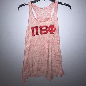 Pi Phi pink tank top