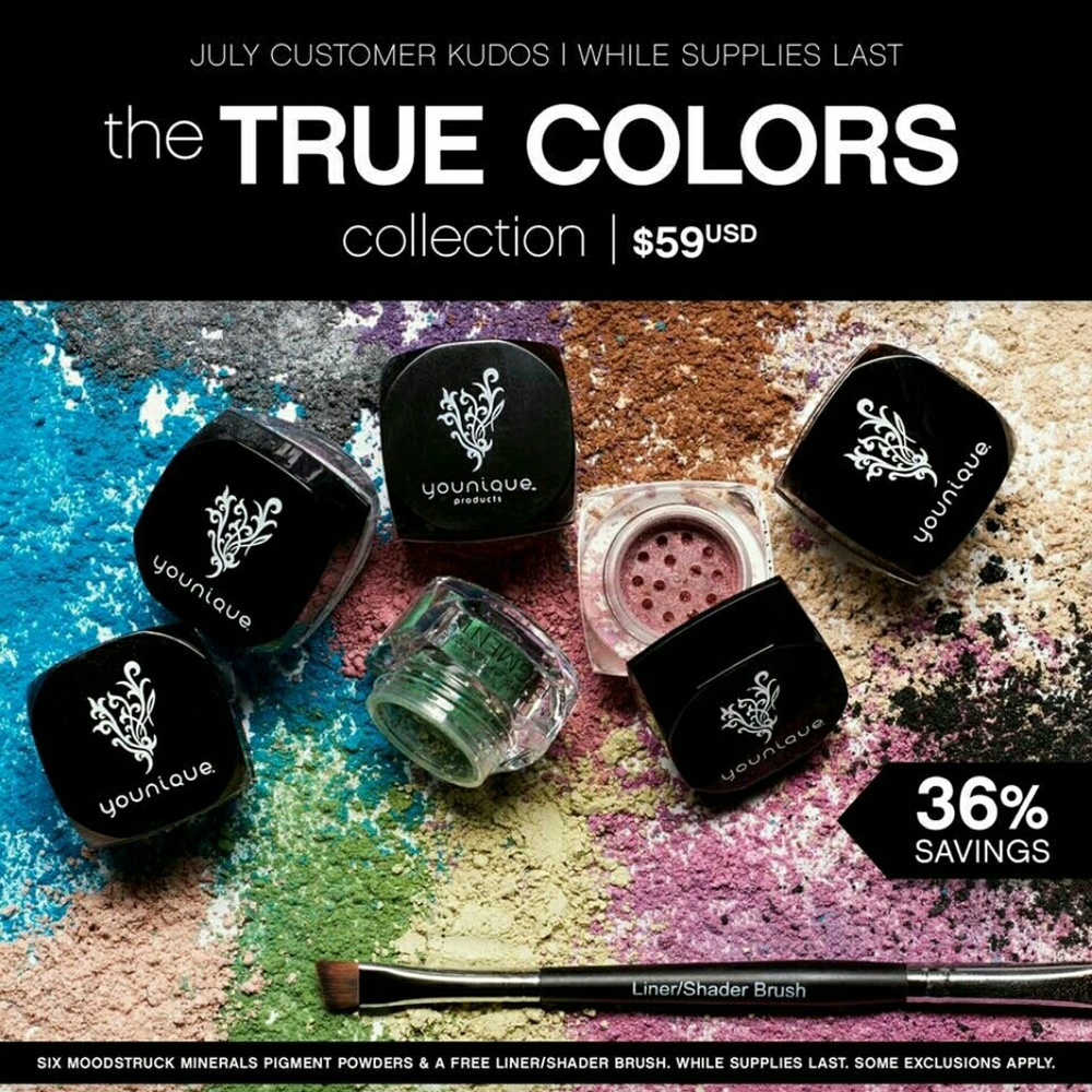 Younique mineral pigment powders