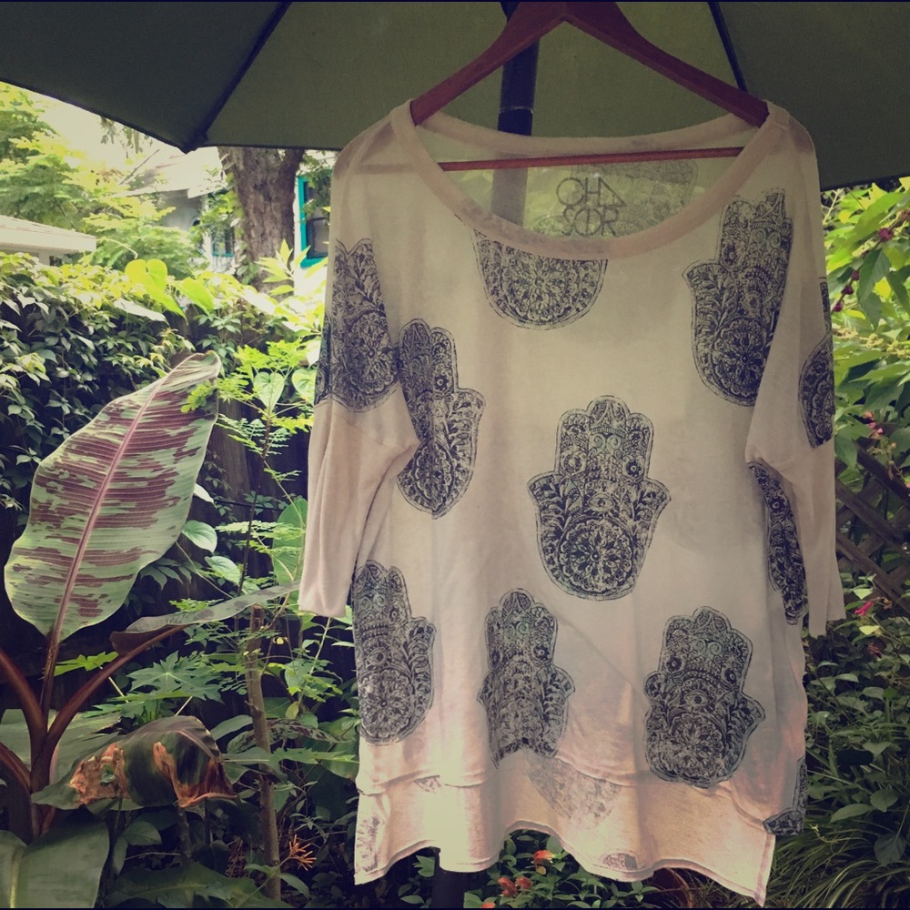 Hamsa Hand Chaser Top