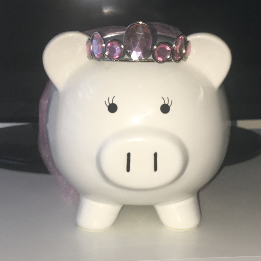 Pig princess coin holder/saver
