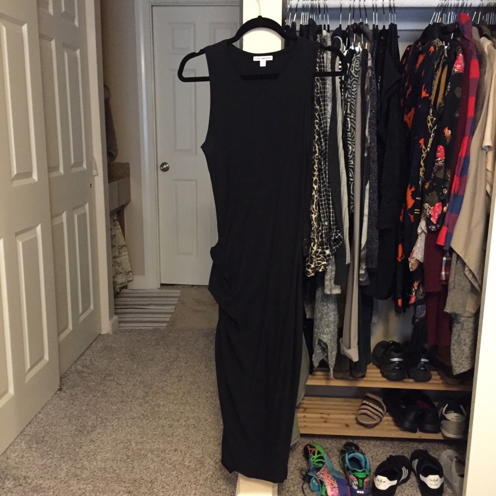 James Perse ruched midi dress!