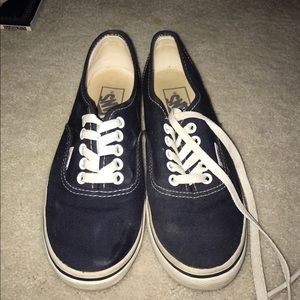 Navy blue vans!