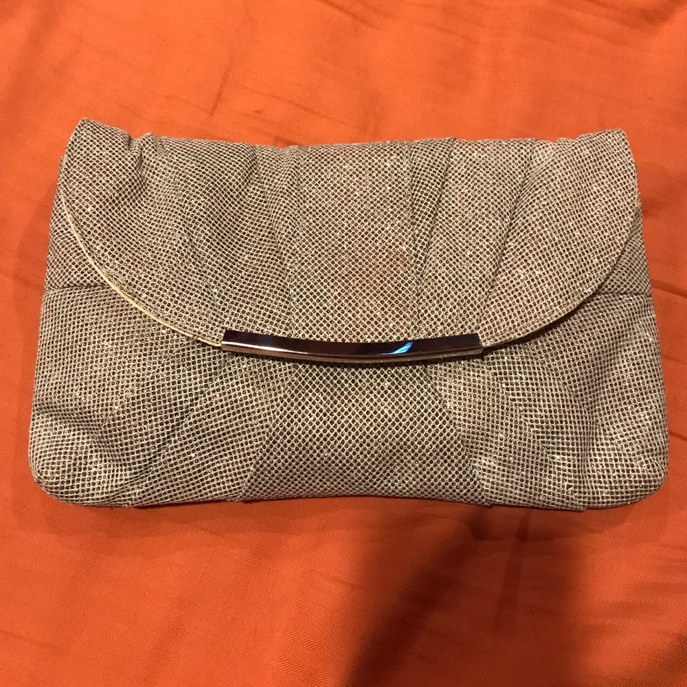 Bebe evening bag clutch with chain strap
