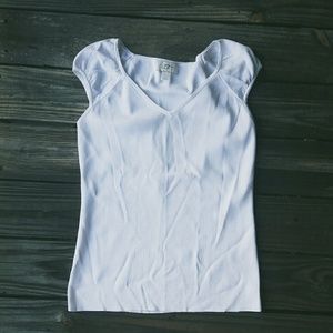 MOVING SALE! Ann Taylor LOFT White Cap Sleeve Top
