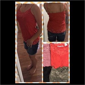 Cami-Trimmed in floral lace