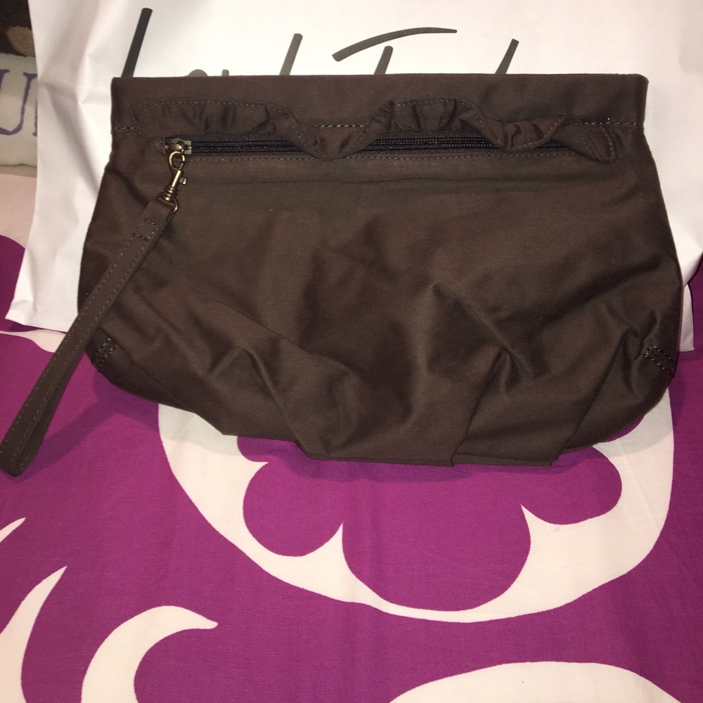 Great Neutral Classic Brown Clutch