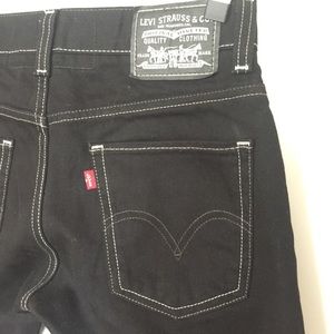 Levi's 511 Skinny Slim Jeans Pants Contrast Stitch