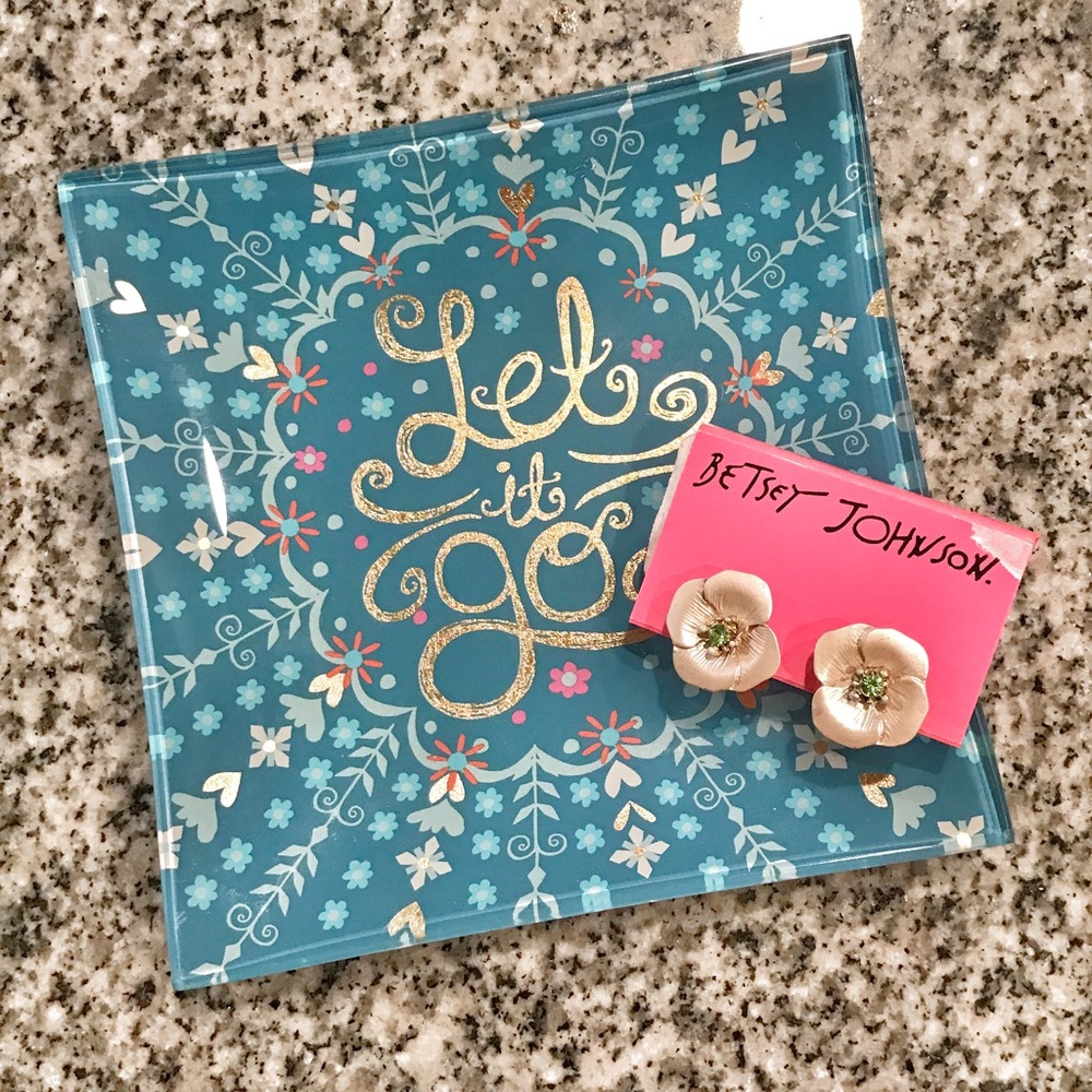 Betsey Johnson flower studs
