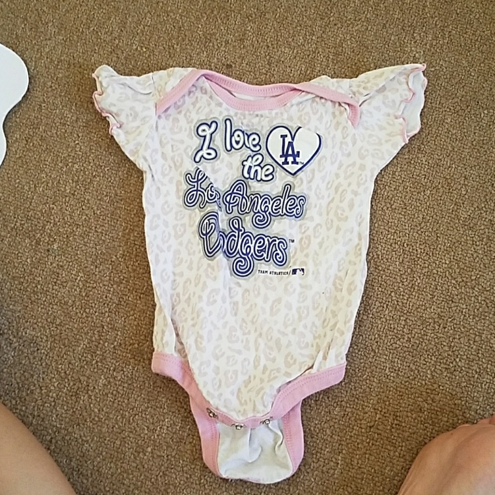 Dodgers onesie