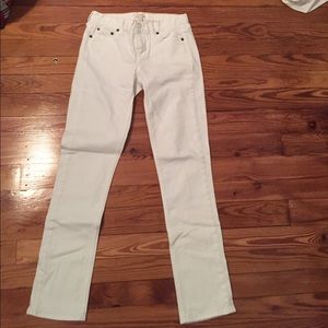 JCrew white jeans