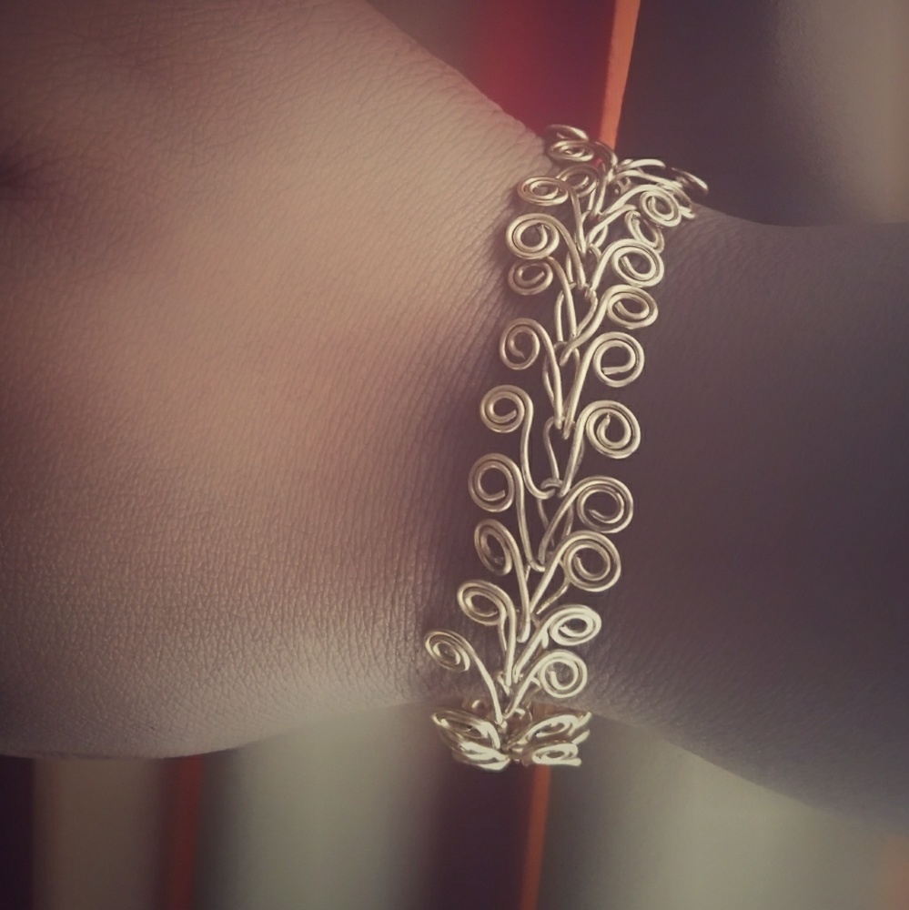 Handmade Wire Bracelet.